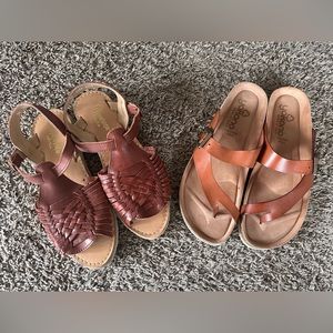 Two pairs of Sandals from Macarena Collection and Yokono.
